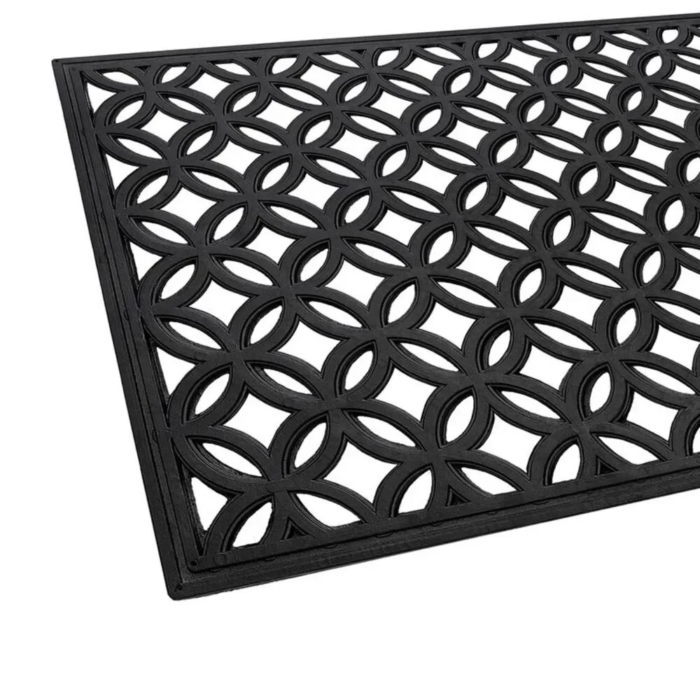 Recycled Rubber Door Mats, Outdoor/Indoor Durable & Easy to Clean All Season All